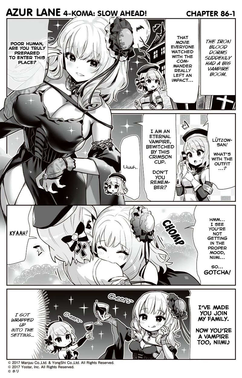Azur Lane 4-koma: Slow Ahead! Chapter 86 - Page 1