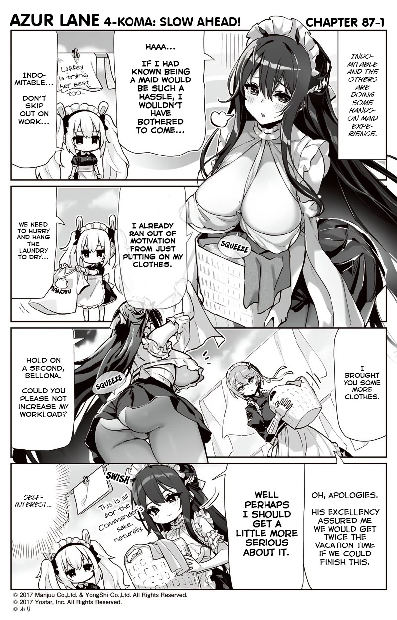 Azur Lane 4-koma: Slow Ahead! Chapter 87 - Page 1