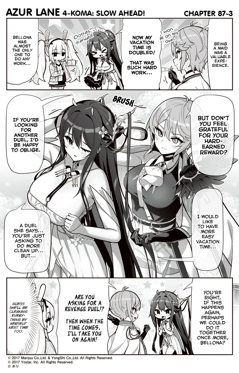 Azur Lane 4-koma: Slow Ahead! Chapter 87 - Page 3