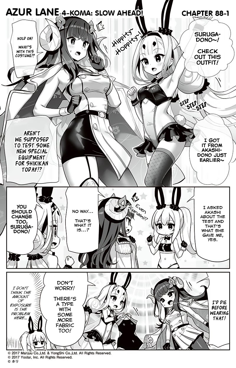 Azur Lane 4-koma: Slow Ahead! Chapter 88 - Page 1