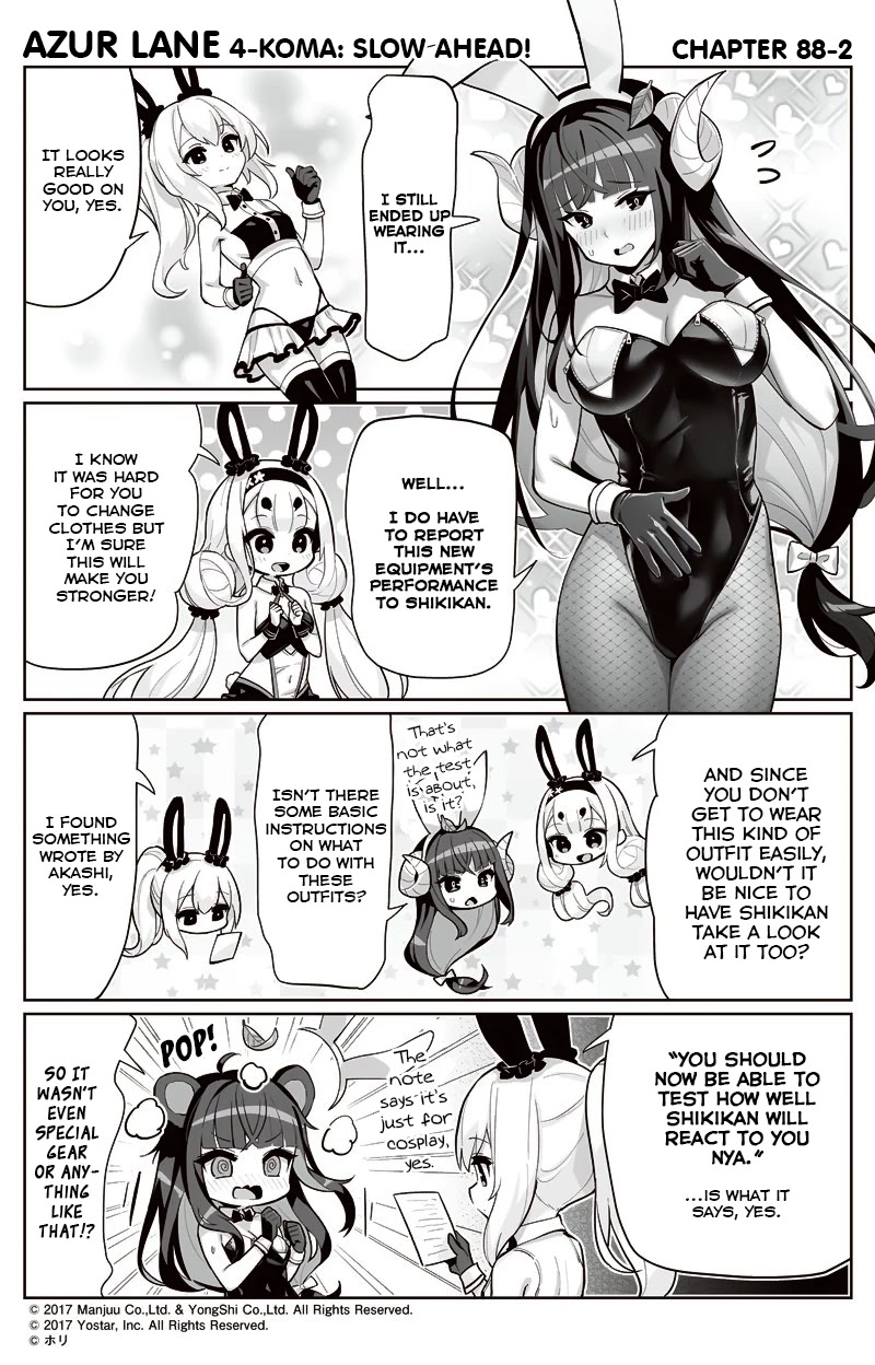 Azur Lane 4-koma: Slow Ahead! Chapter 88 - Page 2