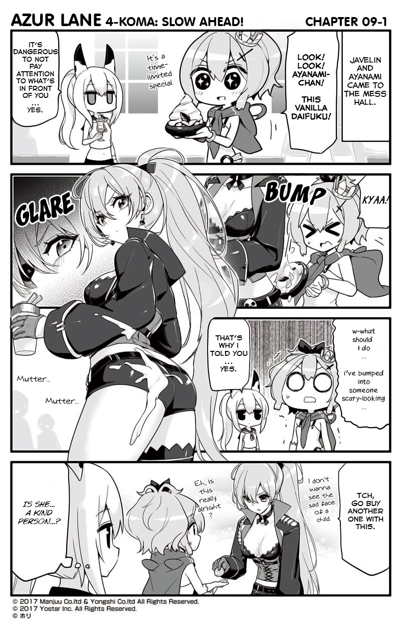 Azur Lane 4-koma: Slow Ahead! Chapter 9 - Page 1