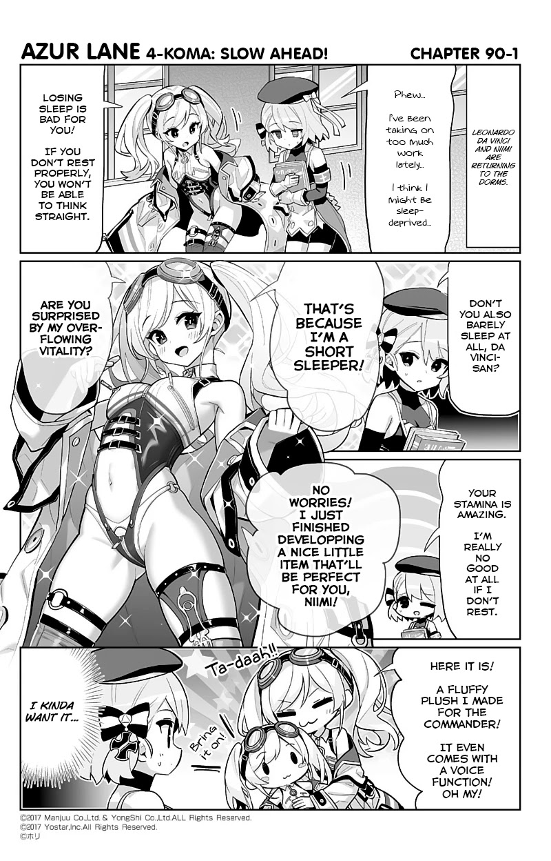 Azur Lane 4-koma: Slow Ahead! Chapter 90 - Page 1