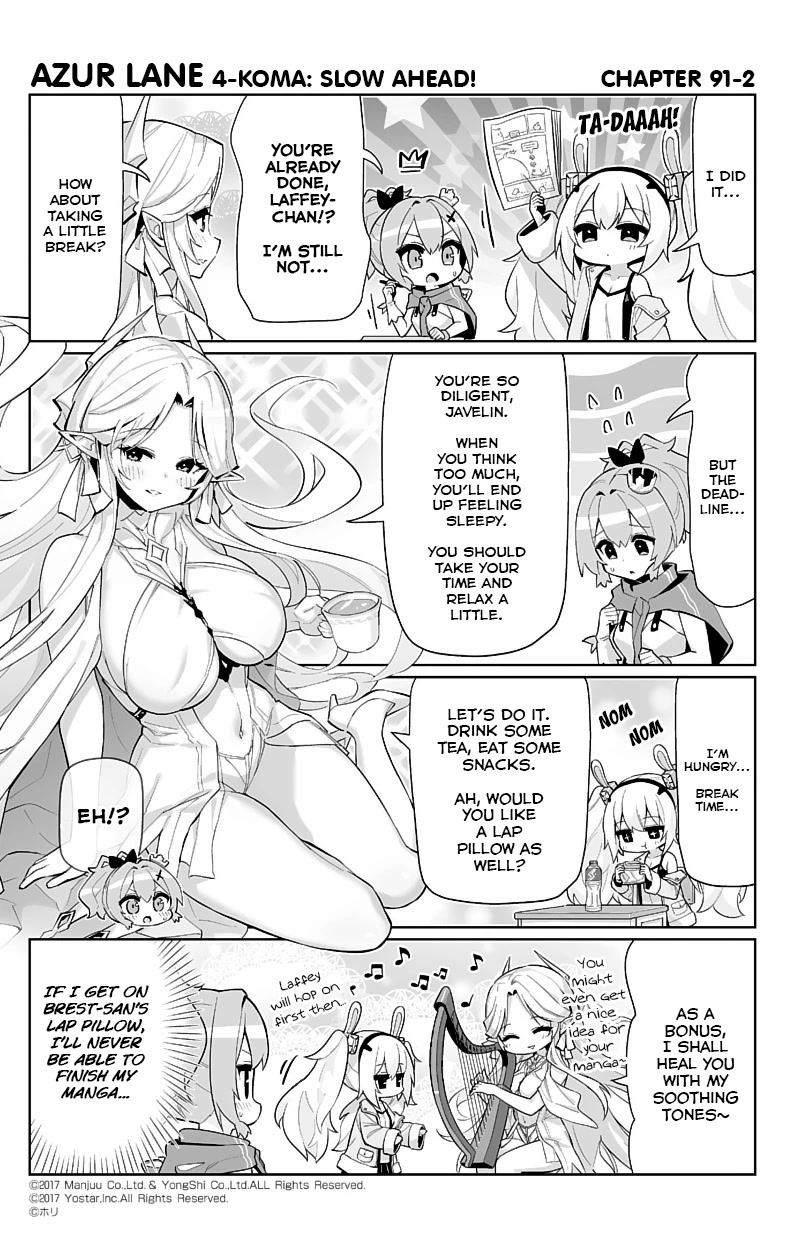 Azur Lane 4-koma: Slow Ahead! Chapter 91 - Page 2