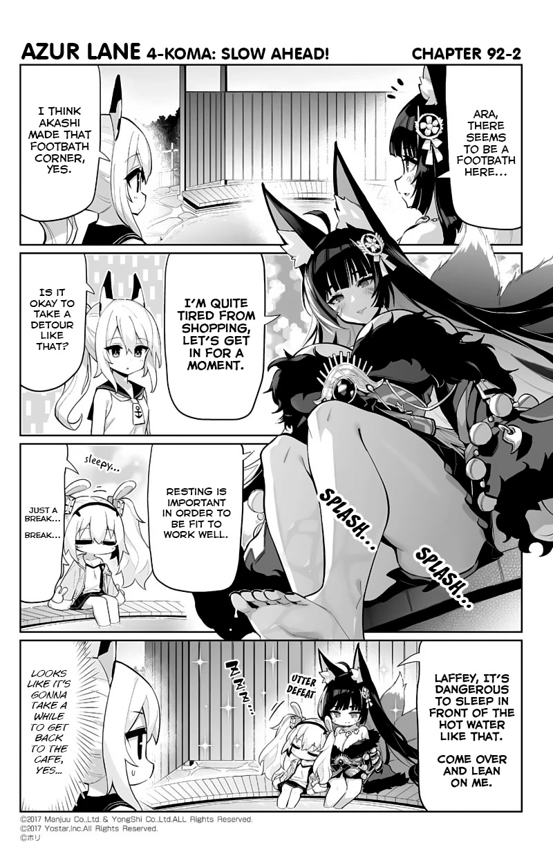 Azur Lane 4-koma: Slow Ahead! Chapter 92 - Page 2