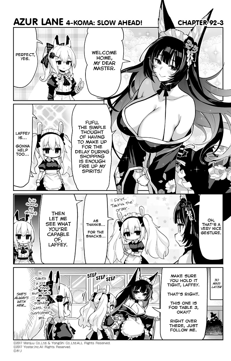 Azur Lane 4-koma: Slow Ahead! Chapter 92 - Page 3