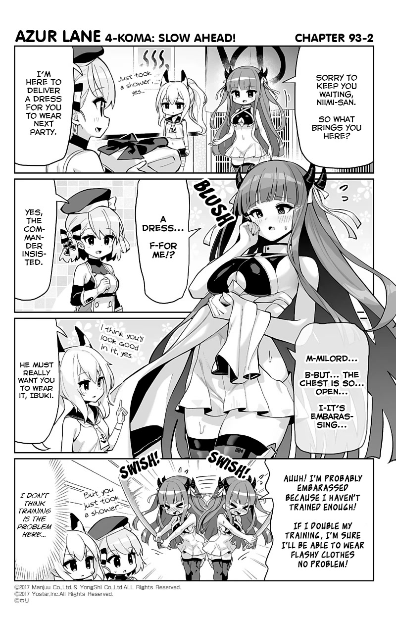 Azur Lane 4-koma: Slow Ahead! Chapter 93 - Page 2