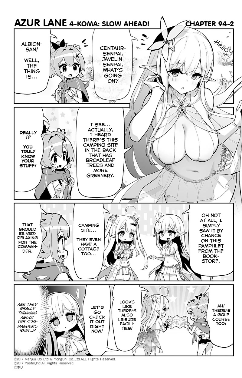 Azur Lane 4-koma: Slow Ahead! Chapter 94 - Page 2