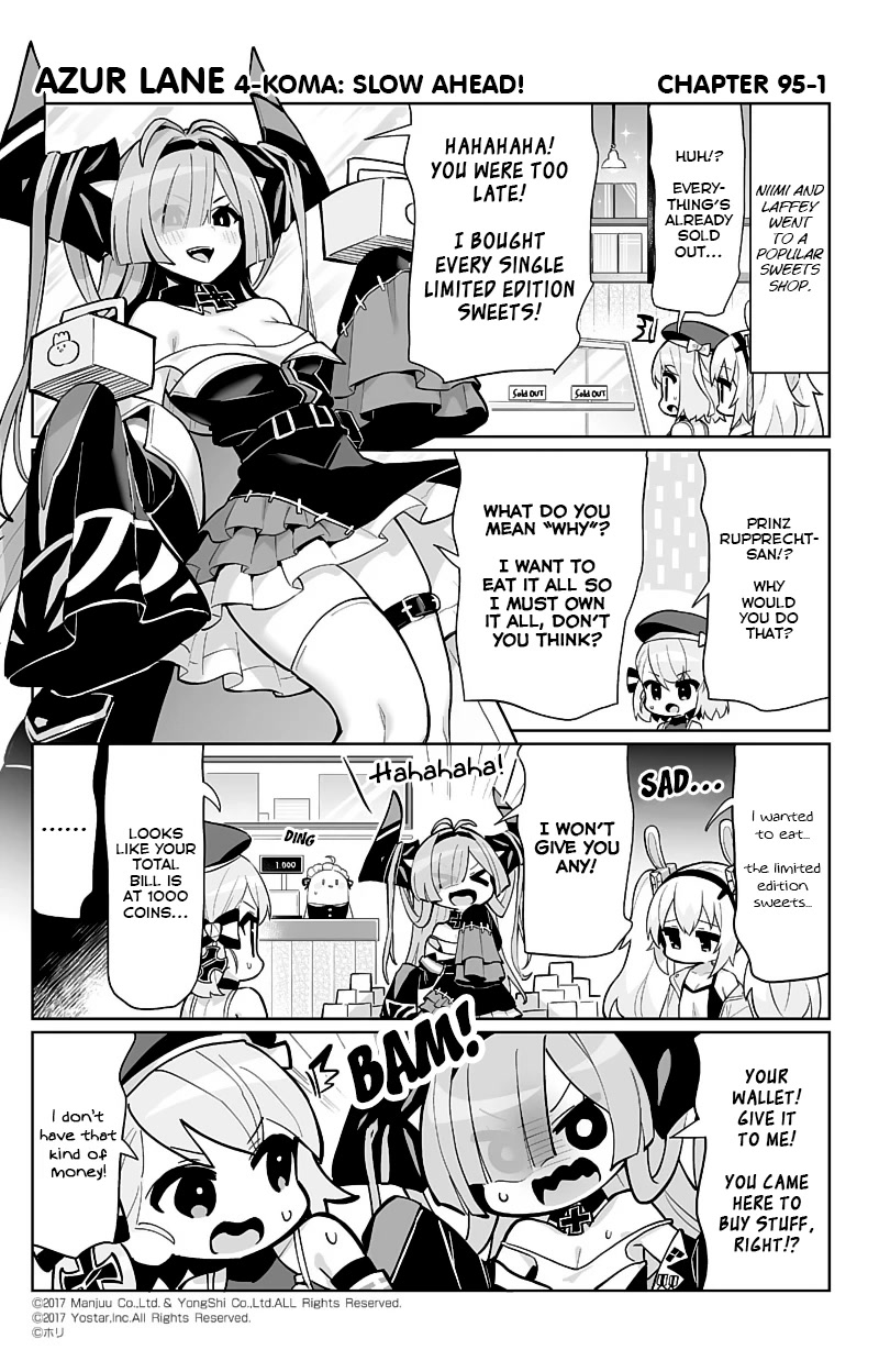 Azur Lane 4-koma: Slow Ahead! Chapter 95 - Page 1
