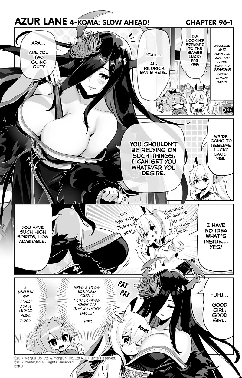 Azur Lane 4-koma: Slow Ahead! Chapter 96 - Page 1