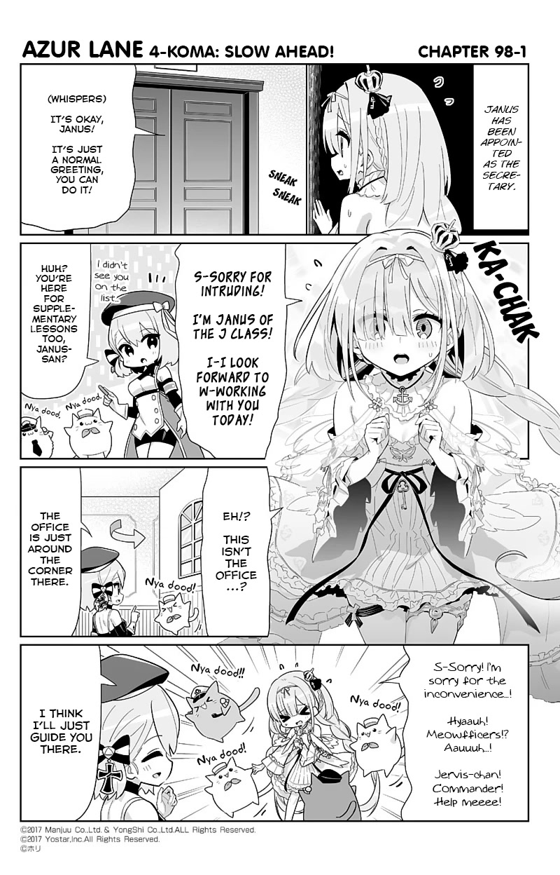 Azur Lane 4-koma: Slow Ahead! Chapter 98 - Page 1