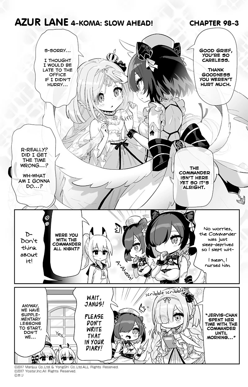 Azur Lane 4-koma: Slow Ahead! Chapter 98 - Page 3