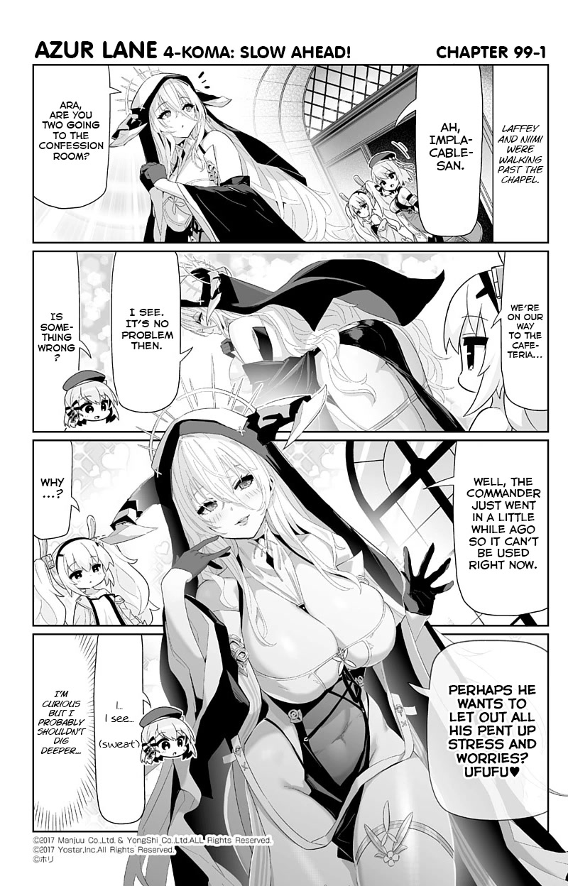 Azur Lane 4-koma: Slow Ahead! Chapter 99 - Page 1