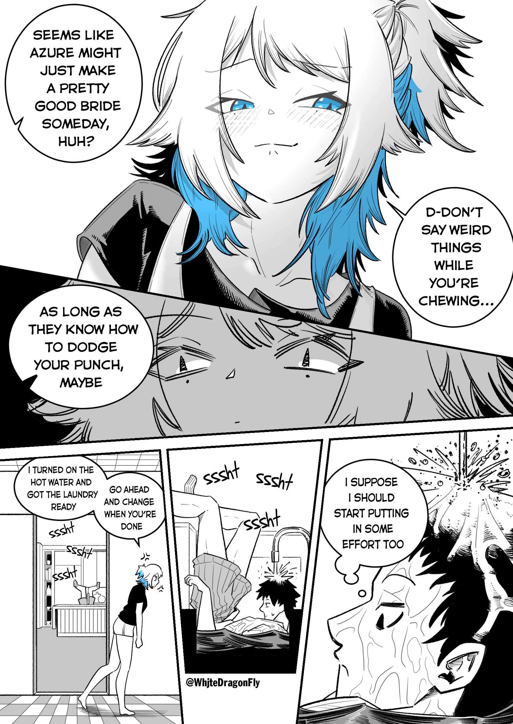 Azure Wants to Turn Me into the Ideal BF Chapter 13 - Page 4