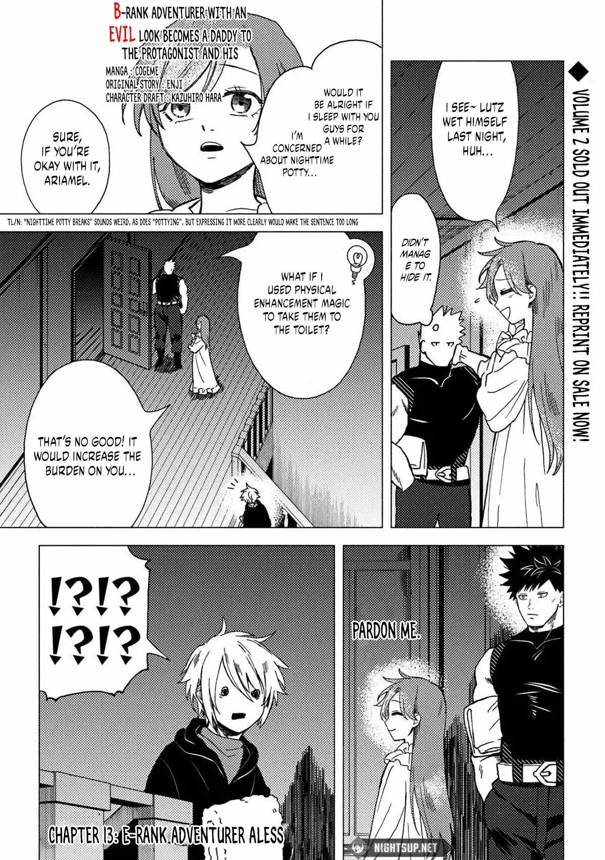 B-Rank Adventurer With an Evil Look Becomes a Daddy to the Protagonist and His Childhood Friends Chapter 13.1 - Page 2