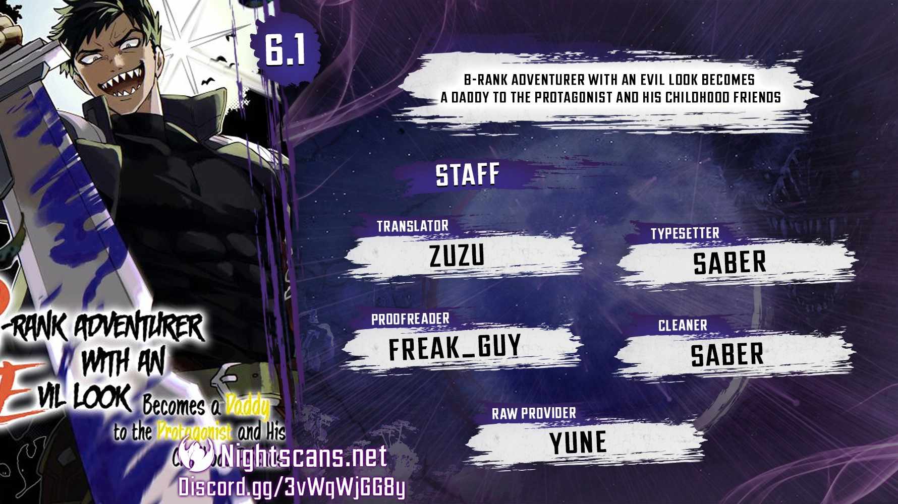 B-Rank Adventurer With an Evil Look Becomes a Daddy to the Protagonist and His Childhood Friends Chapter 6.1 - Page 1