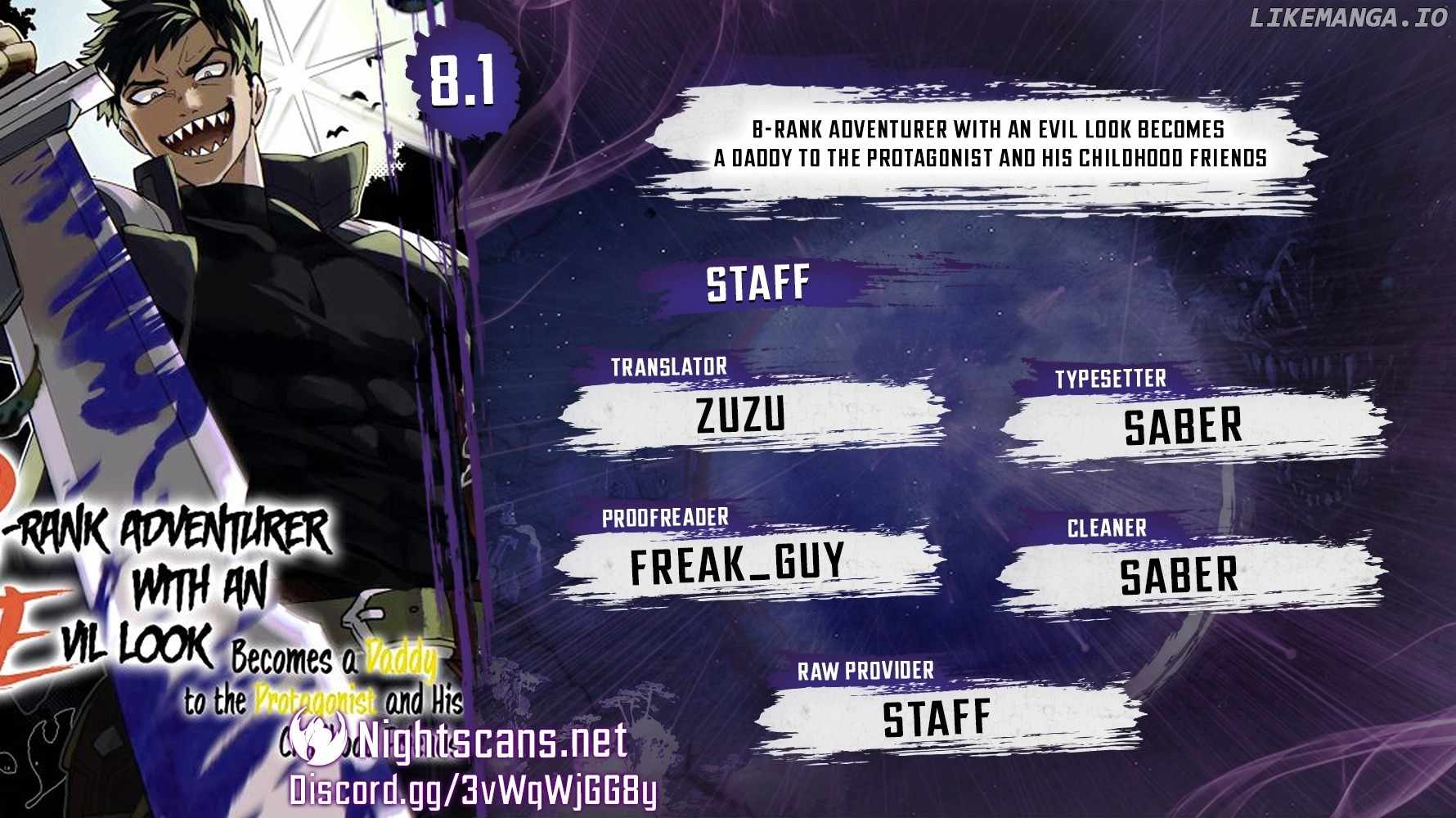 B-Rank Adventurer With an Evil Look Becomes a Daddy to the Protagonist and His Childhood Friends Chapter 8.1 - Page 1