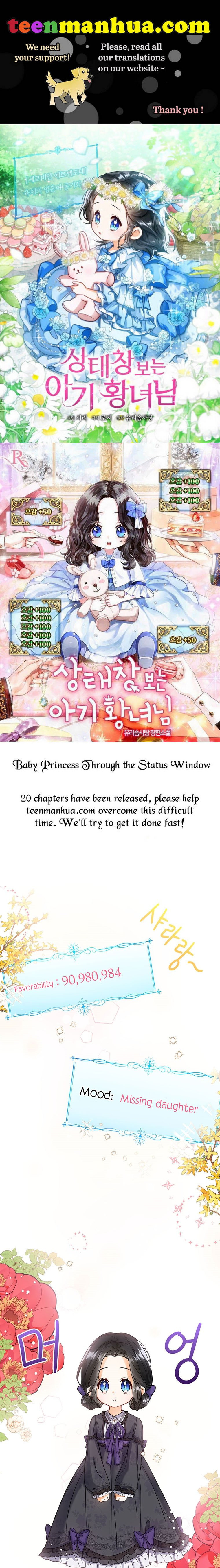 Baby Princess Through the Status Window Chapter 2 - Page 0