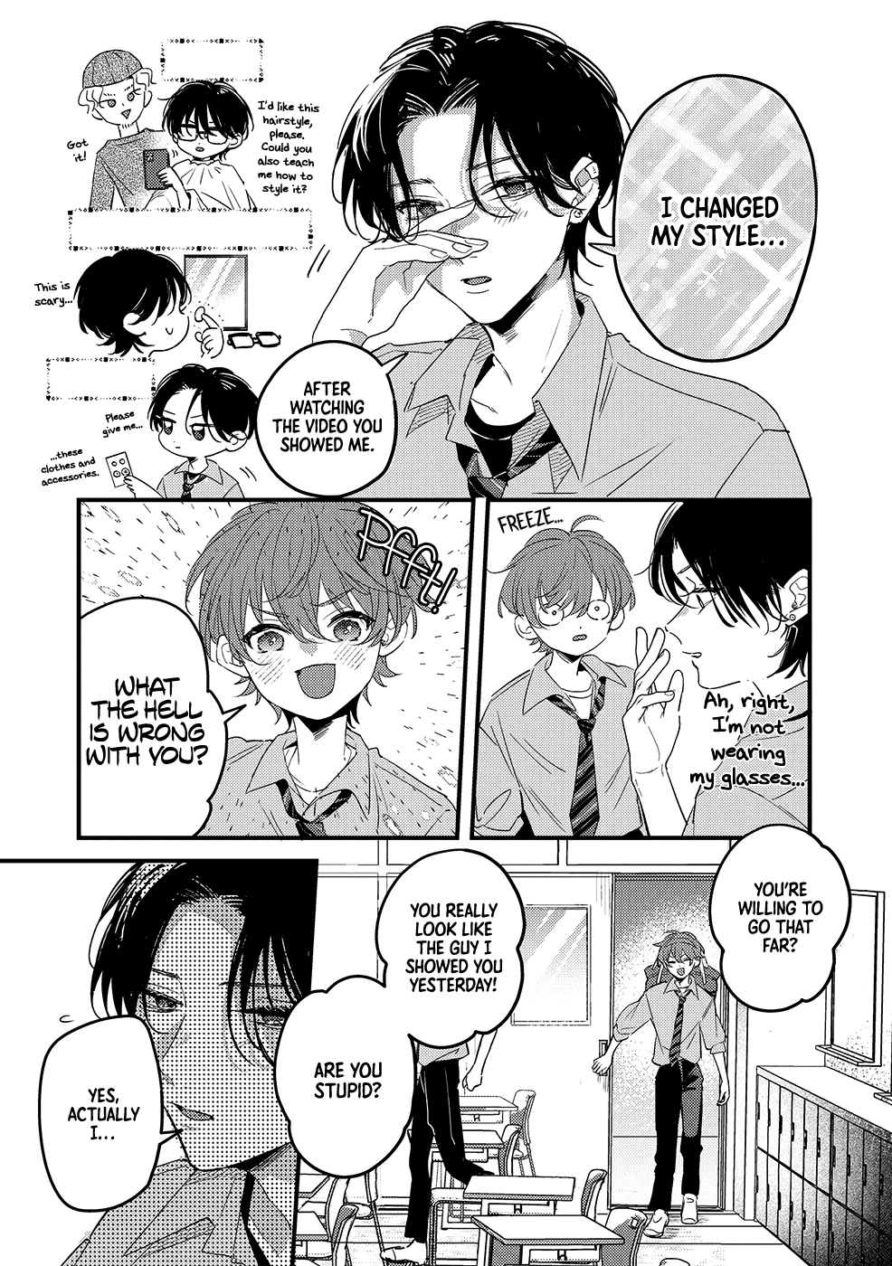 Baka Mitai ni Sukitte Ie yo Chapter 1 - Page 12