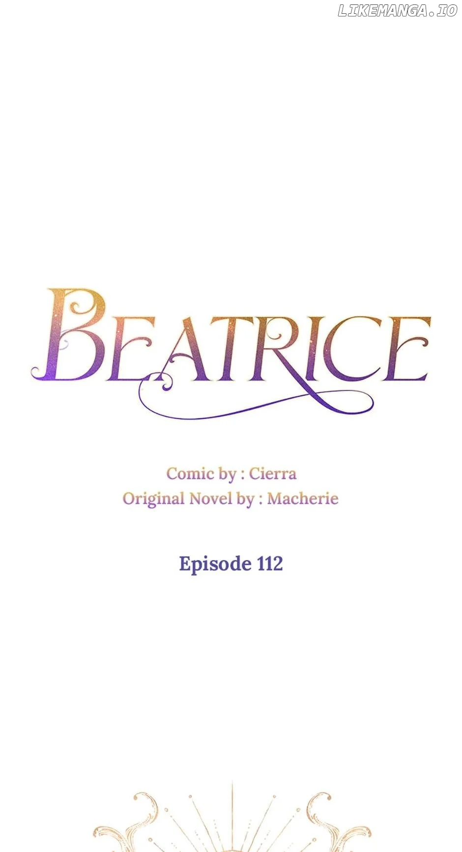 Beatrice Chapter 112 - Page 0