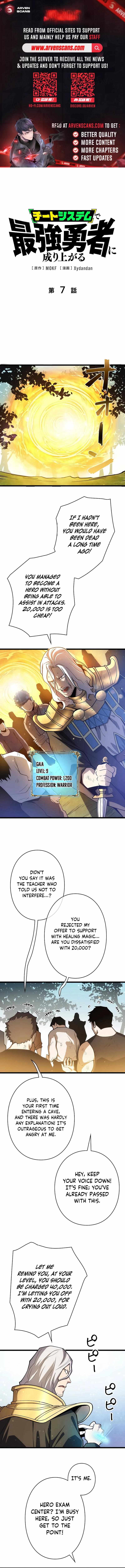 Become the Strongest Hero Through the Cheat System Chapter 7 - Page 1