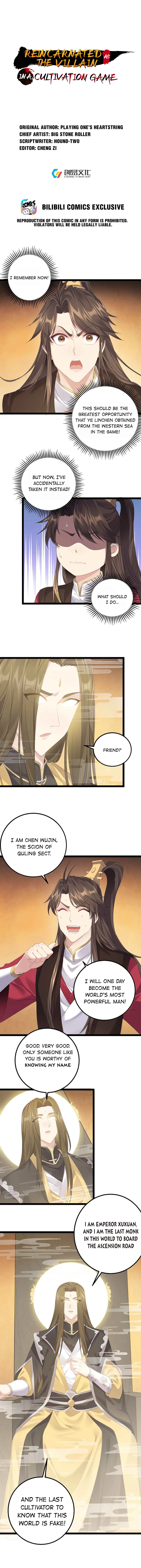 Become Villain in the Game Cultivation Chapter 111 - Page 0