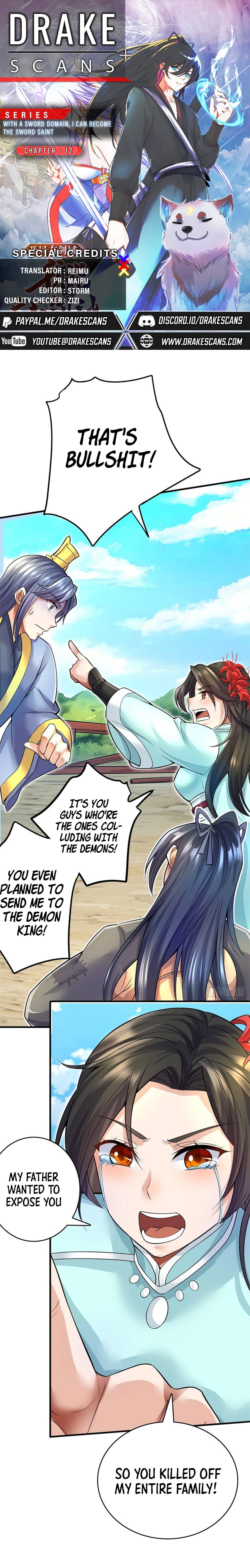 Becoming A Sword Deity By Expanding My Sword Domain Chapter 12 - Page 0