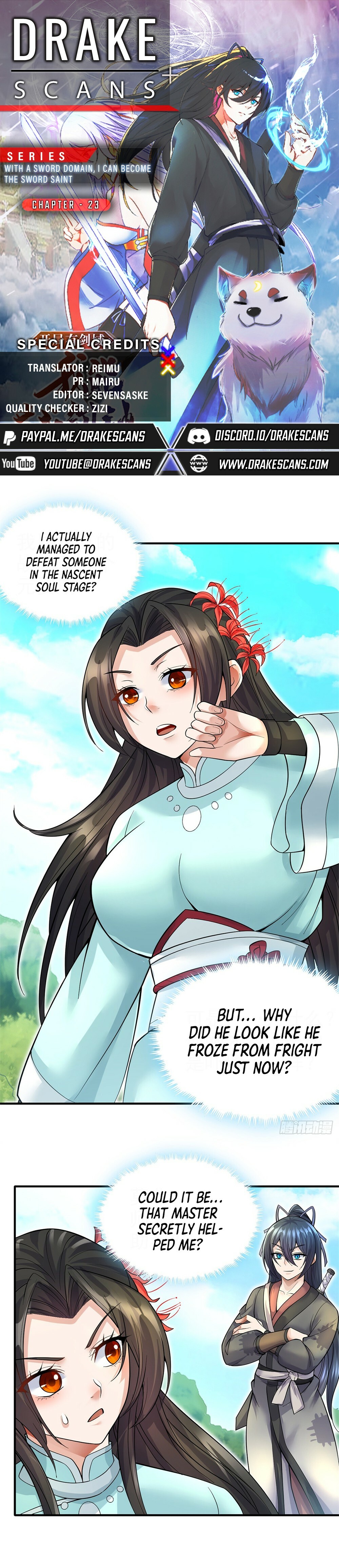 Becoming A Sword Deity By Expanding My Sword Domain Chapter 23 - Page 0
