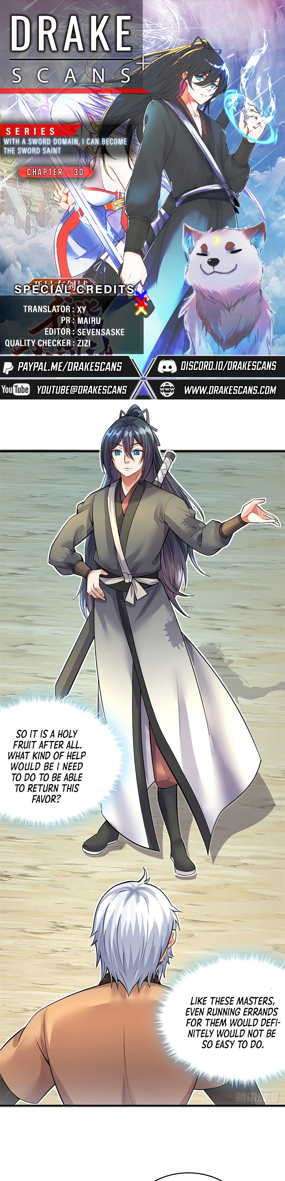 Becoming A Sword Deity By Expanding My Sword Domain Chapter 30 - Page 0