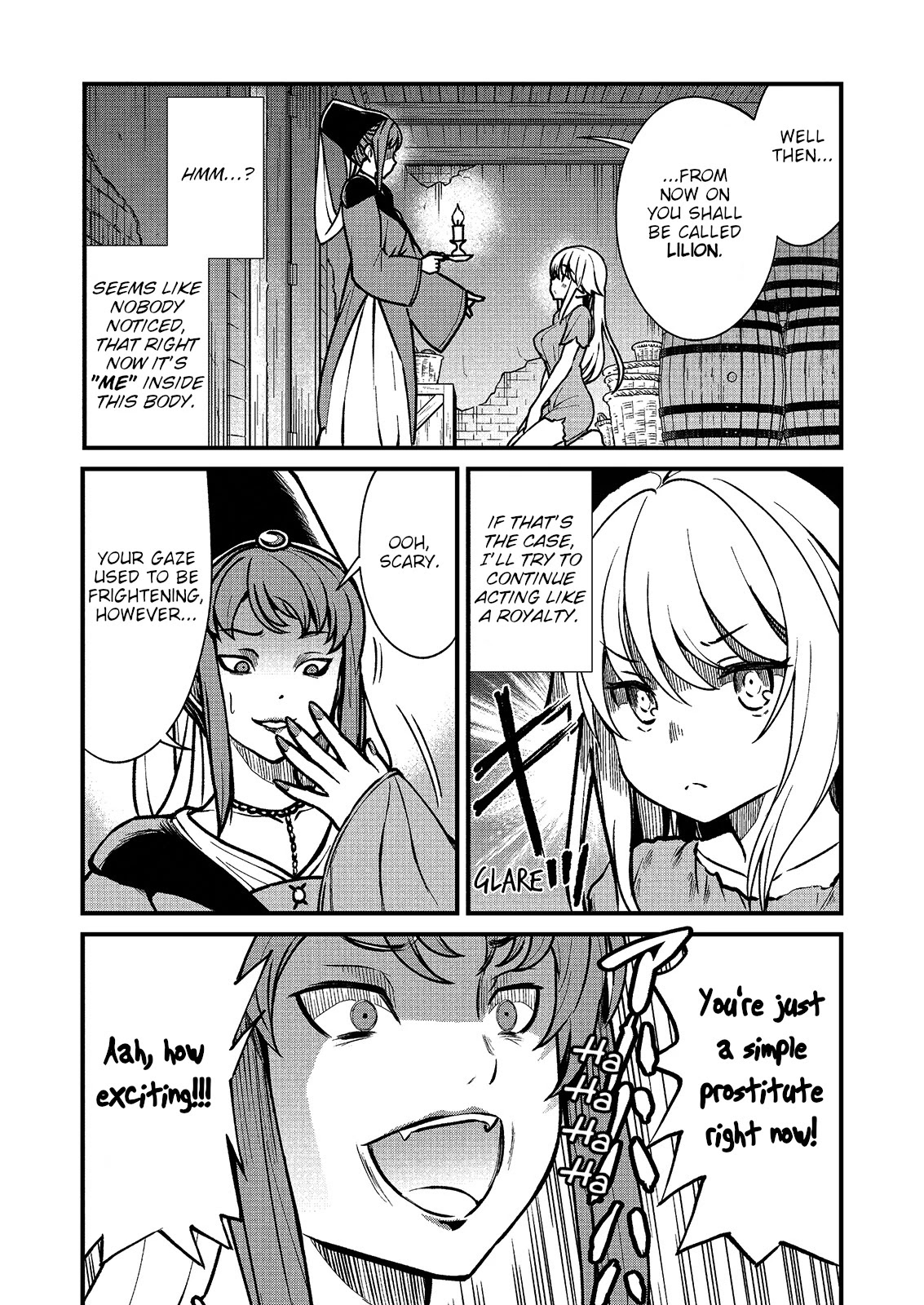 Becoming Princess Knight and Working at Yuri Brothel Chapter 1 - Page 11