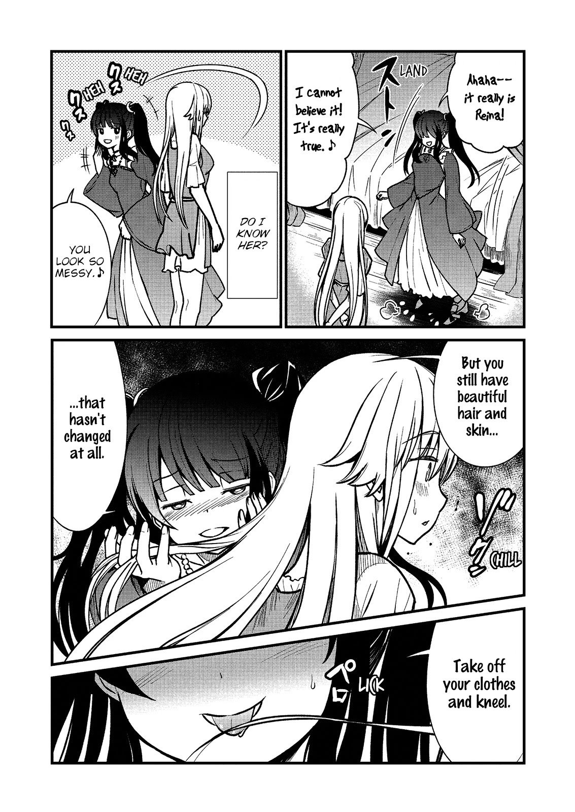 Becoming Princess Knight and Working at Yuri Brothel Chapter 1 - Page 17