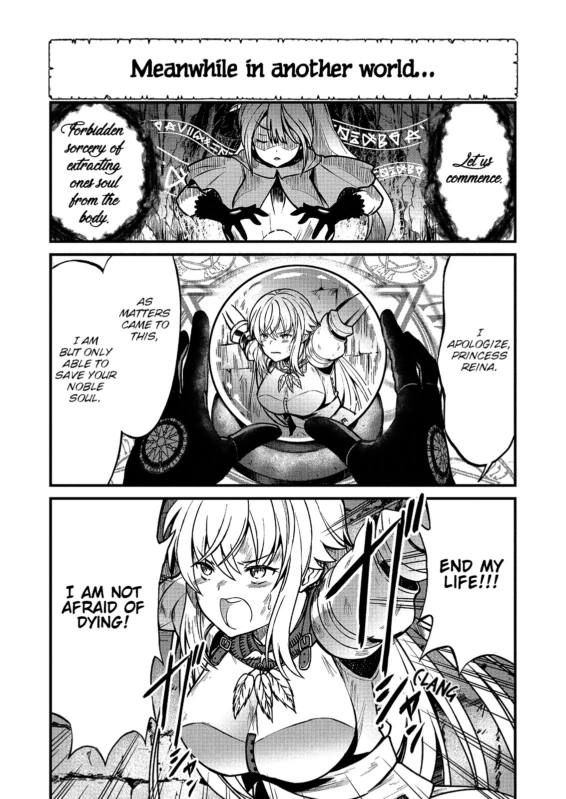 Becoming Princess Knight and Working at Yuri Brothel Chapter 1 - Page 4