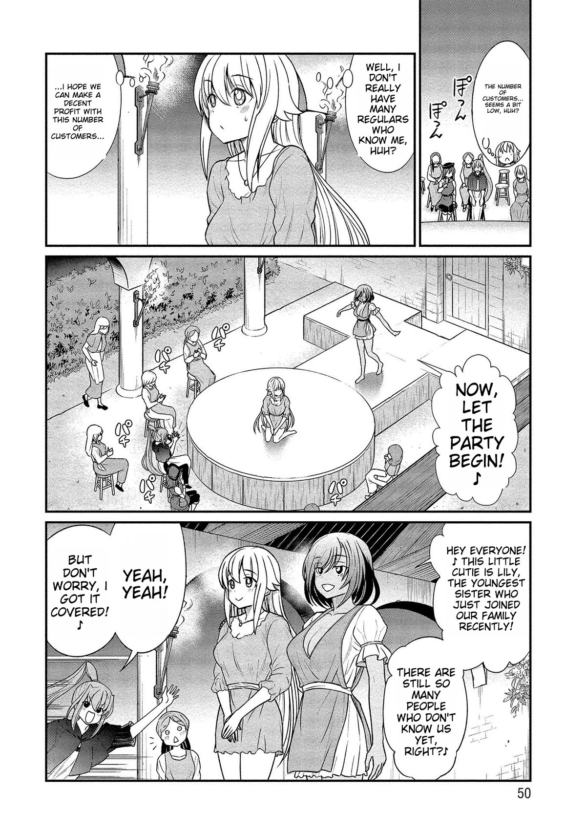 Becoming Princess Knight and Working at Yuri Brothel Chapter 10 - Page 4