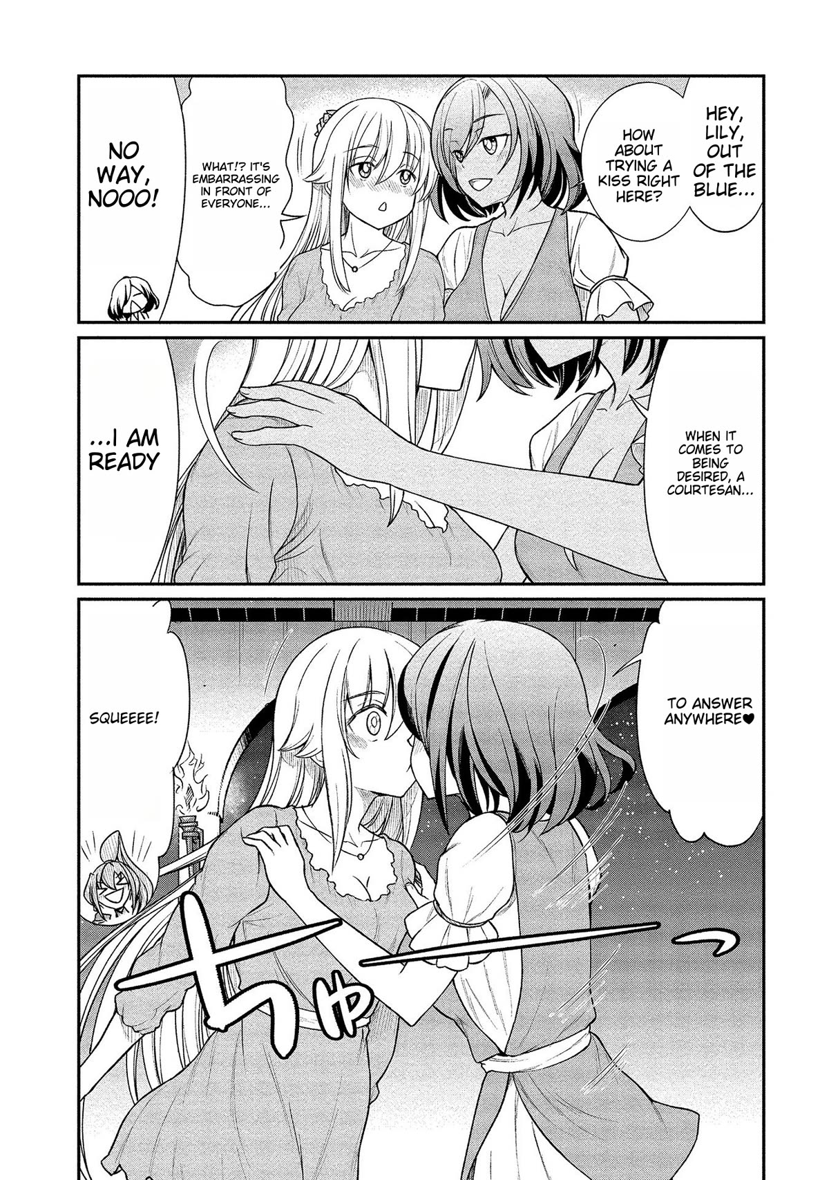 Becoming Princess Knight and Working at Yuri Brothel Chapter 10 - Page 5