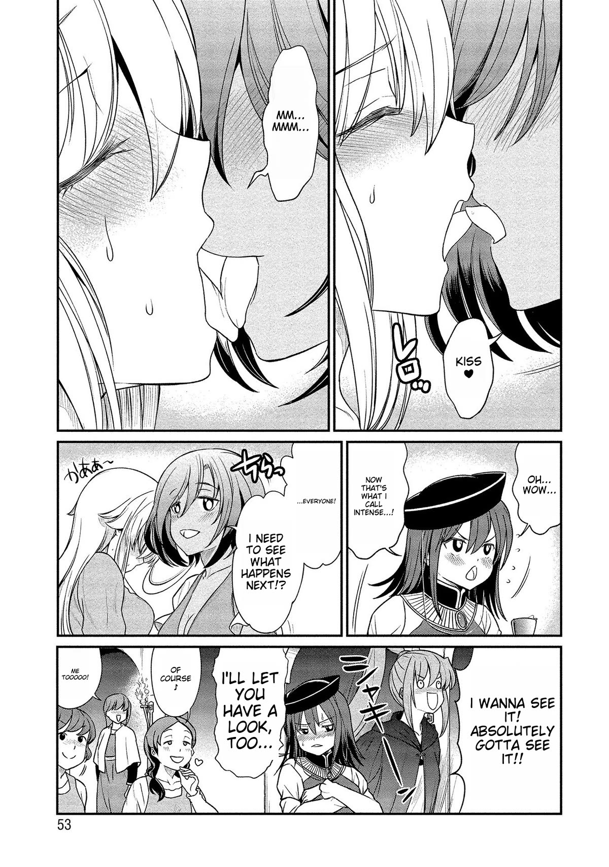 Becoming Princess Knight and Working at Yuri Brothel Chapter 10 - Page 7