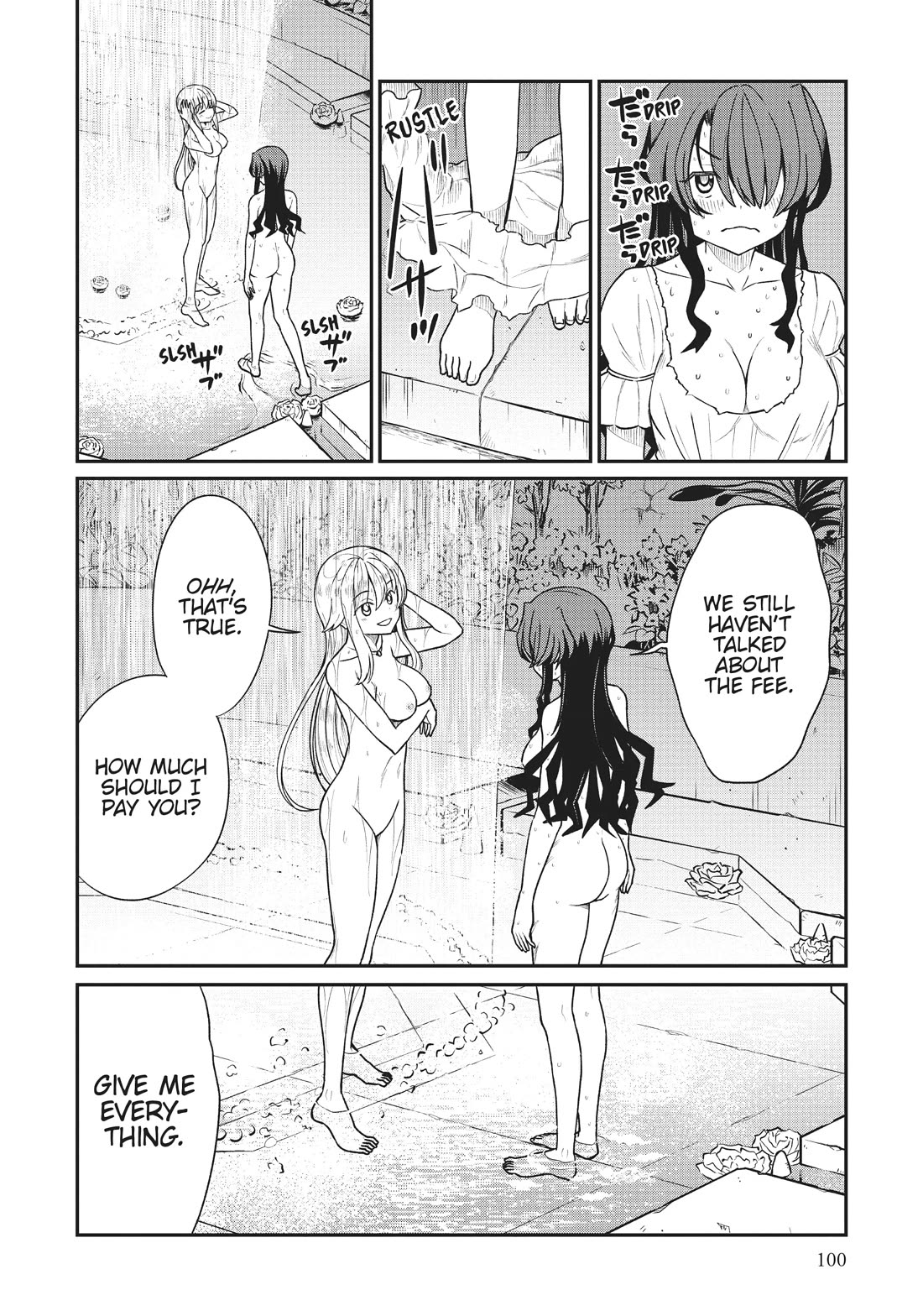 Becoming Princess Knight and Working at Yuri Brothel Chapter 12 - Page 12