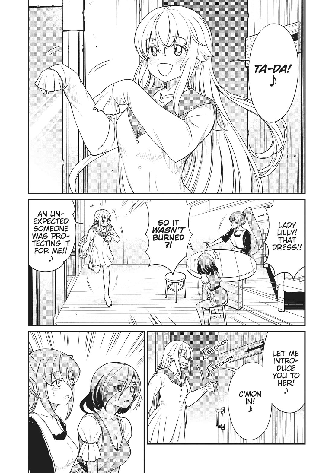 Becoming Princess Knight and Working at Yuri Brothel Chapter 13 - Page 1