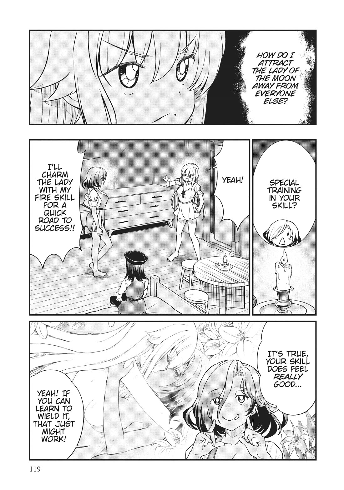 Becoming Princess Knight and Working at Yuri Brothel Chapter 13 - Page 11
