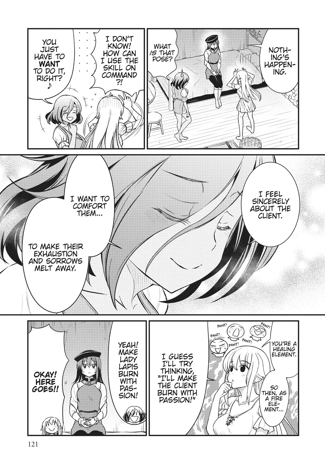 Becoming Princess Knight and Working at Yuri Brothel Chapter 13 - Page 13