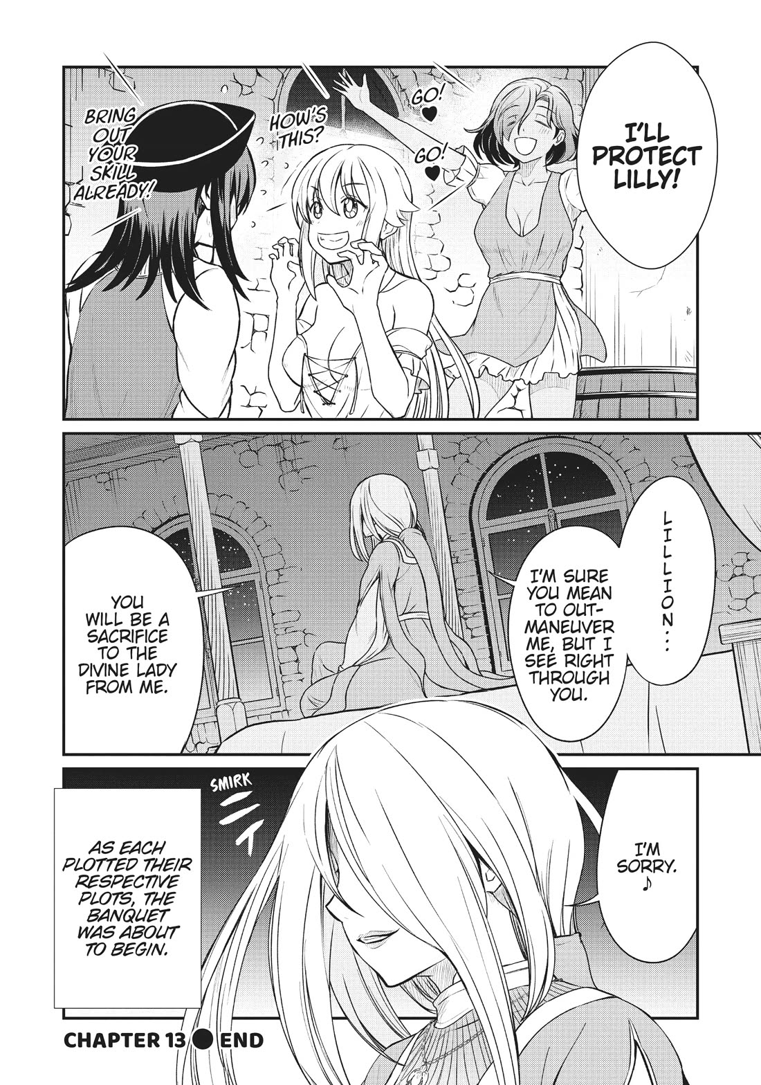 Becoming Princess Knight and Working at Yuri Brothel Chapter 13 - Page 22