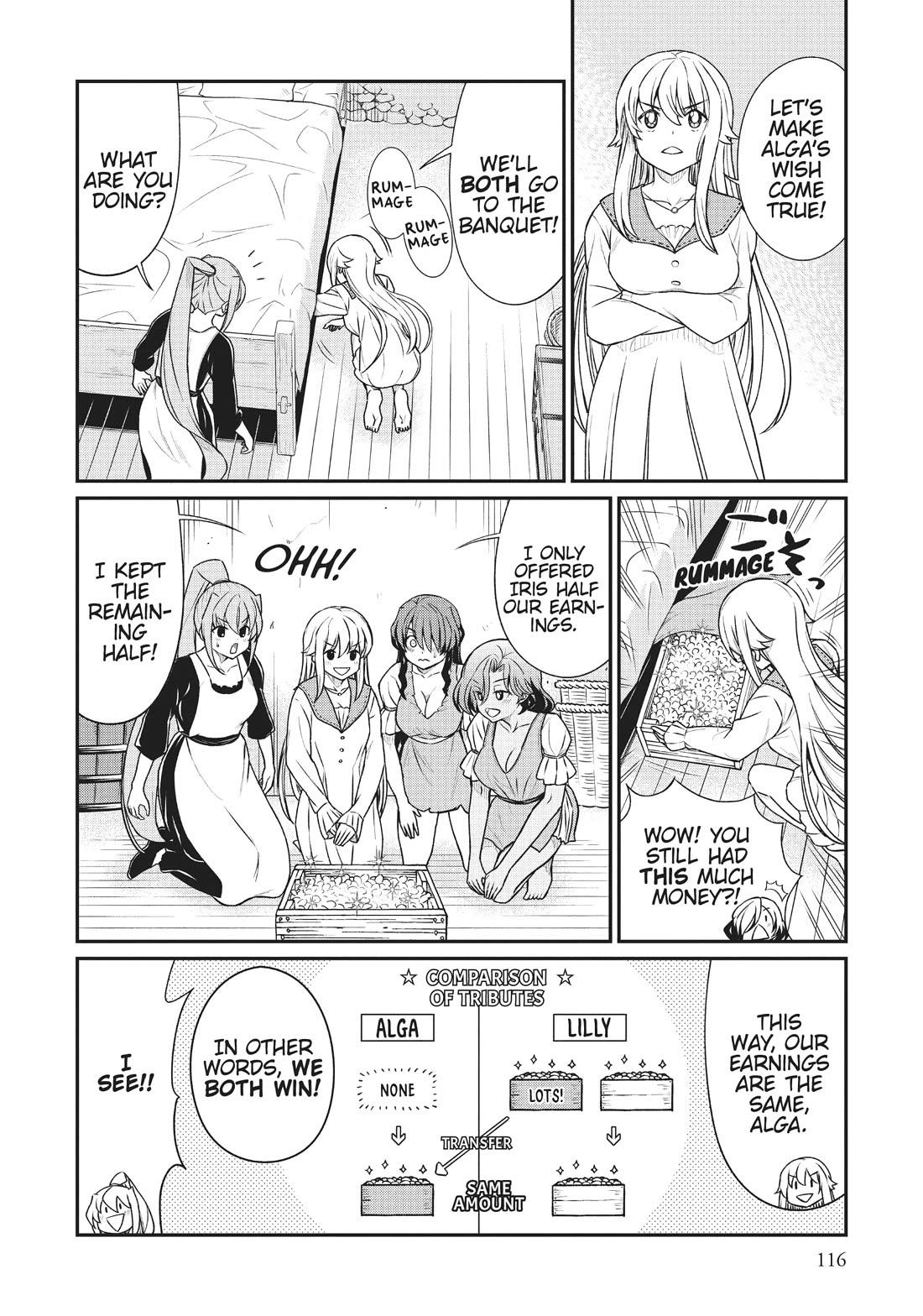 Becoming Princess Knight and Working at Yuri Brothel Chapter 13 - Page 8