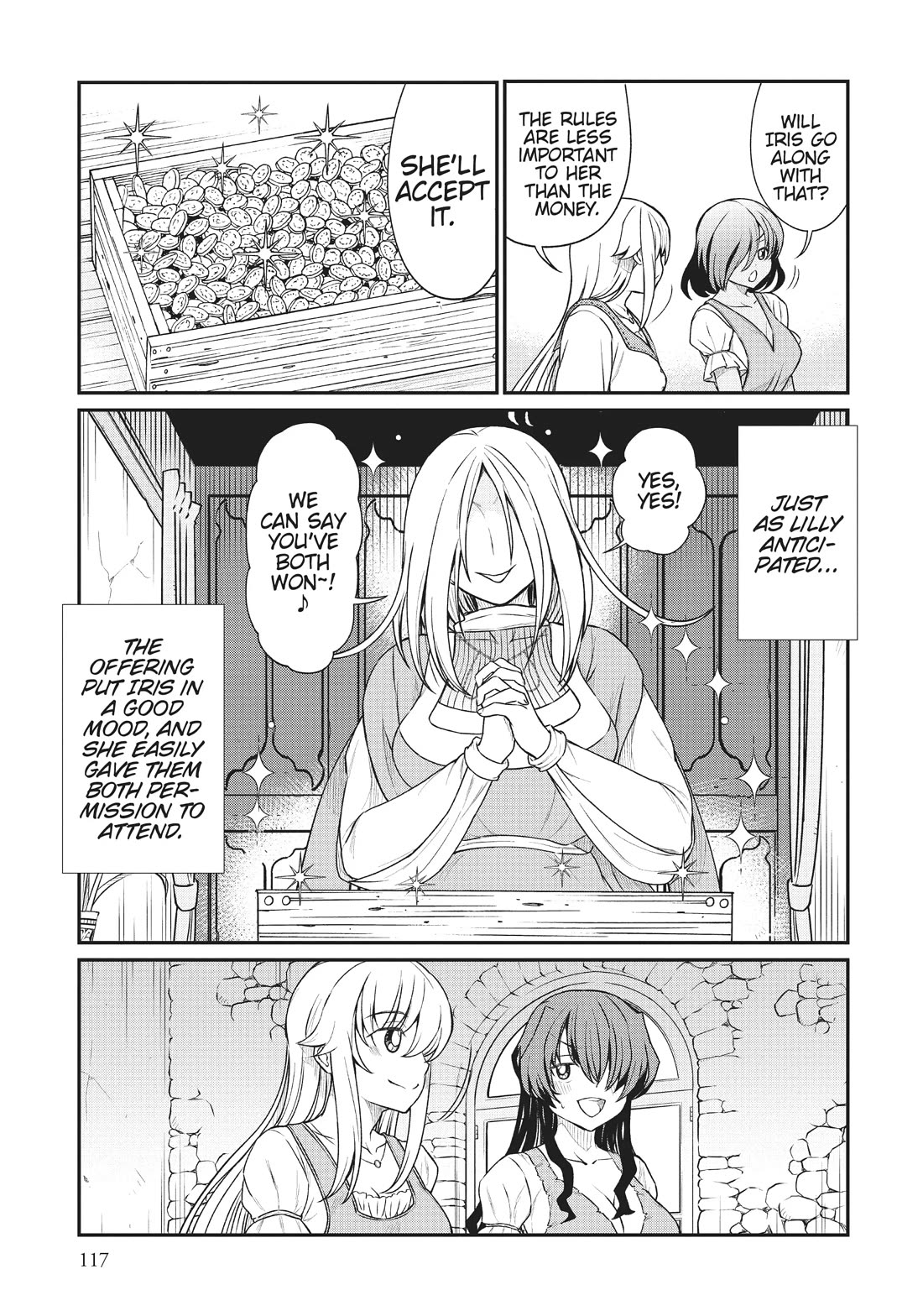 Becoming Princess Knight and Working at Yuri Brothel Chapter 13 - Page 9