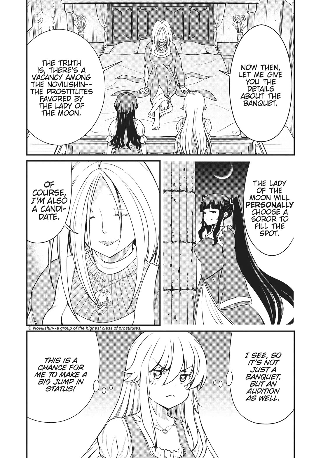 Becoming Princess Knight and Working at Yuri Brothel Chapter 13 - Page 10