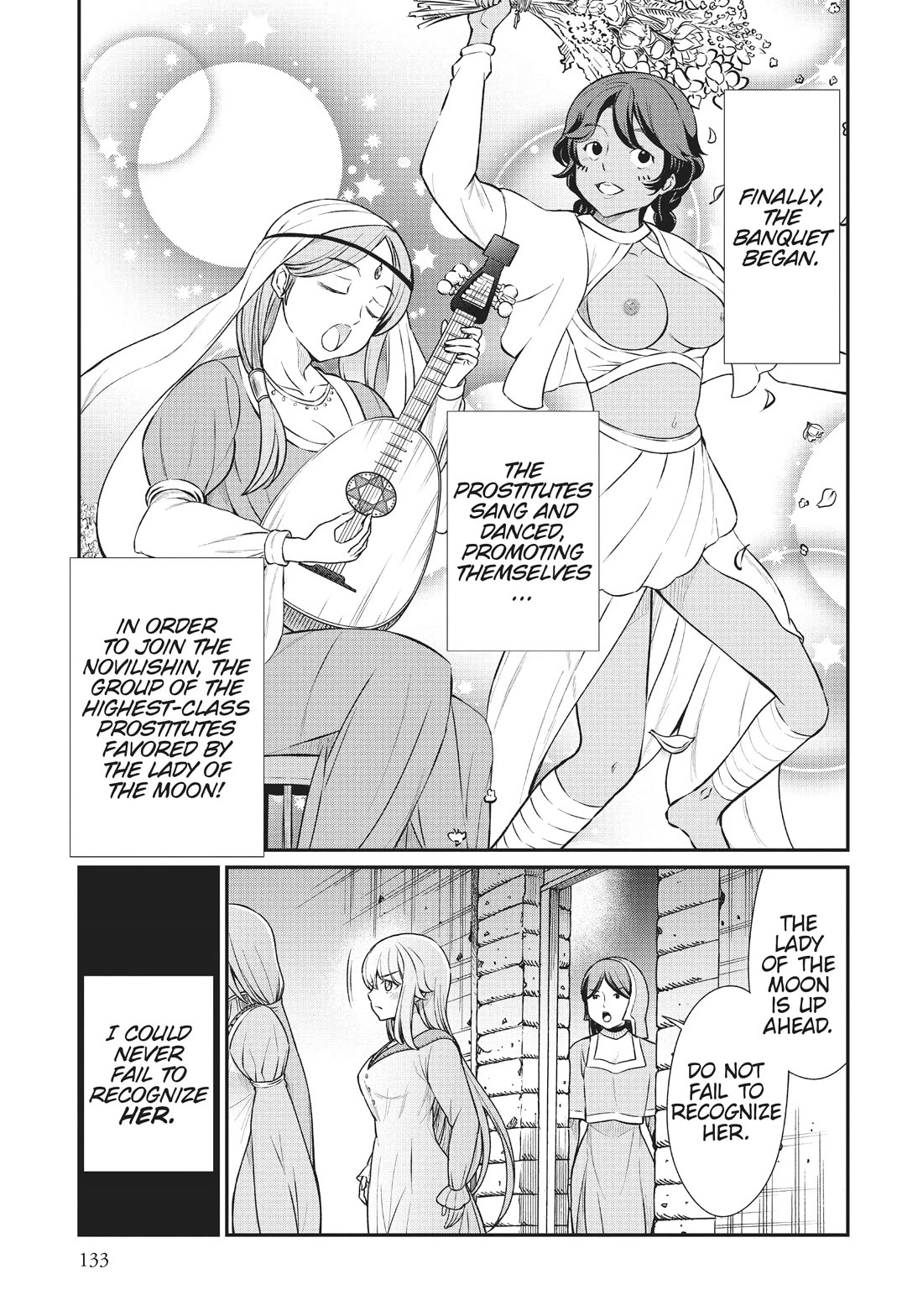 Becoming Princess Knight and Working at Yuri Brothel Chapter 14 - Page 3