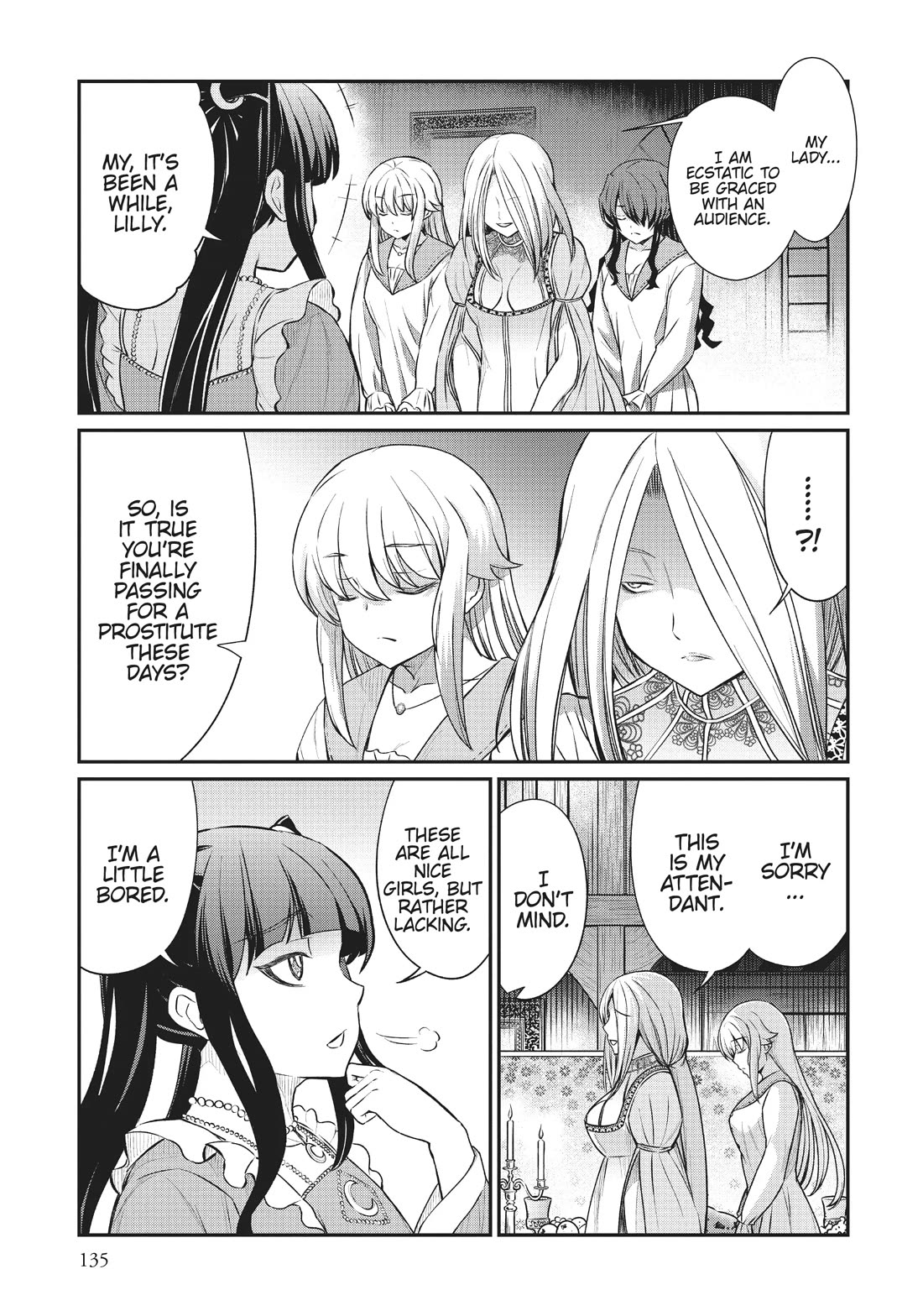 Becoming Princess Knight and Working at Yuri Brothel Chapter 14 - Page 5