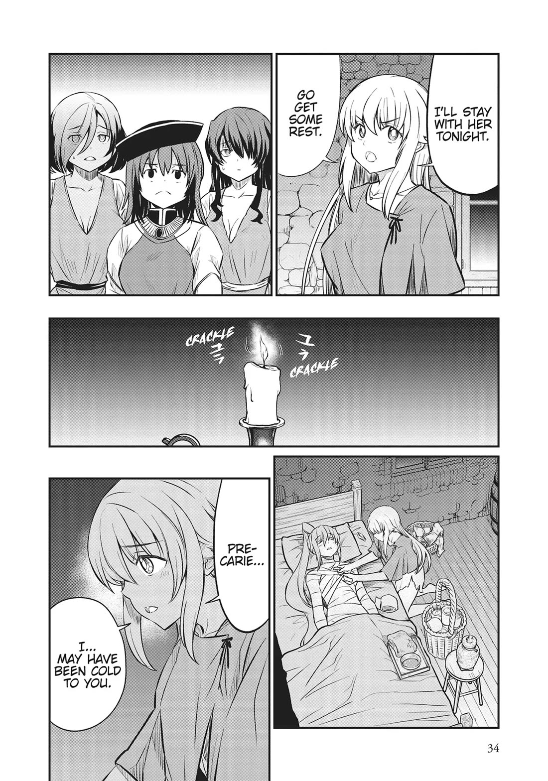 Becoming Princess Knight and Working at Yuri Brothel Chapter 16 - Page 12