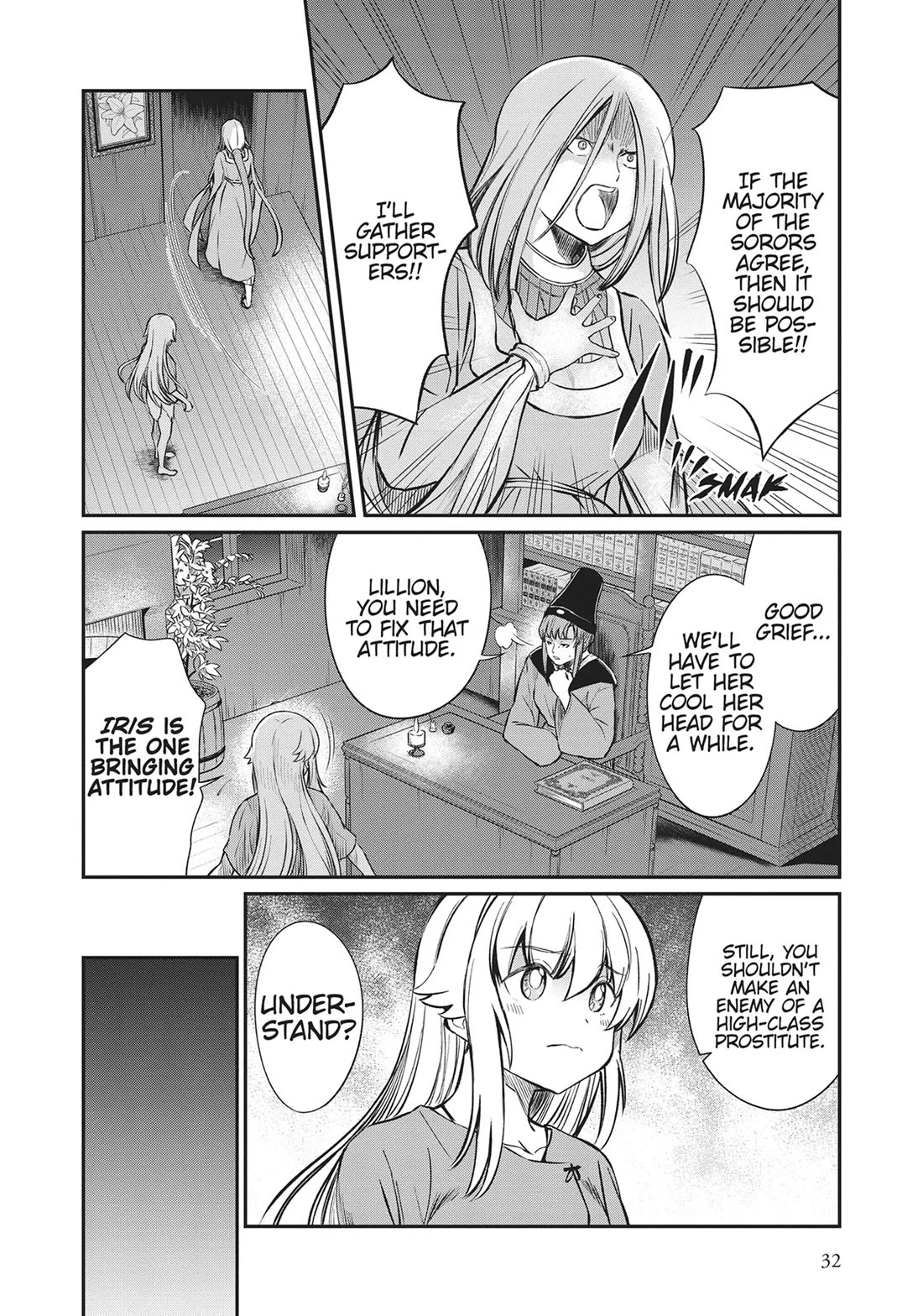 Becoming Princess Knight and Working at Yuri Brothel Chapter 16 - Page 10