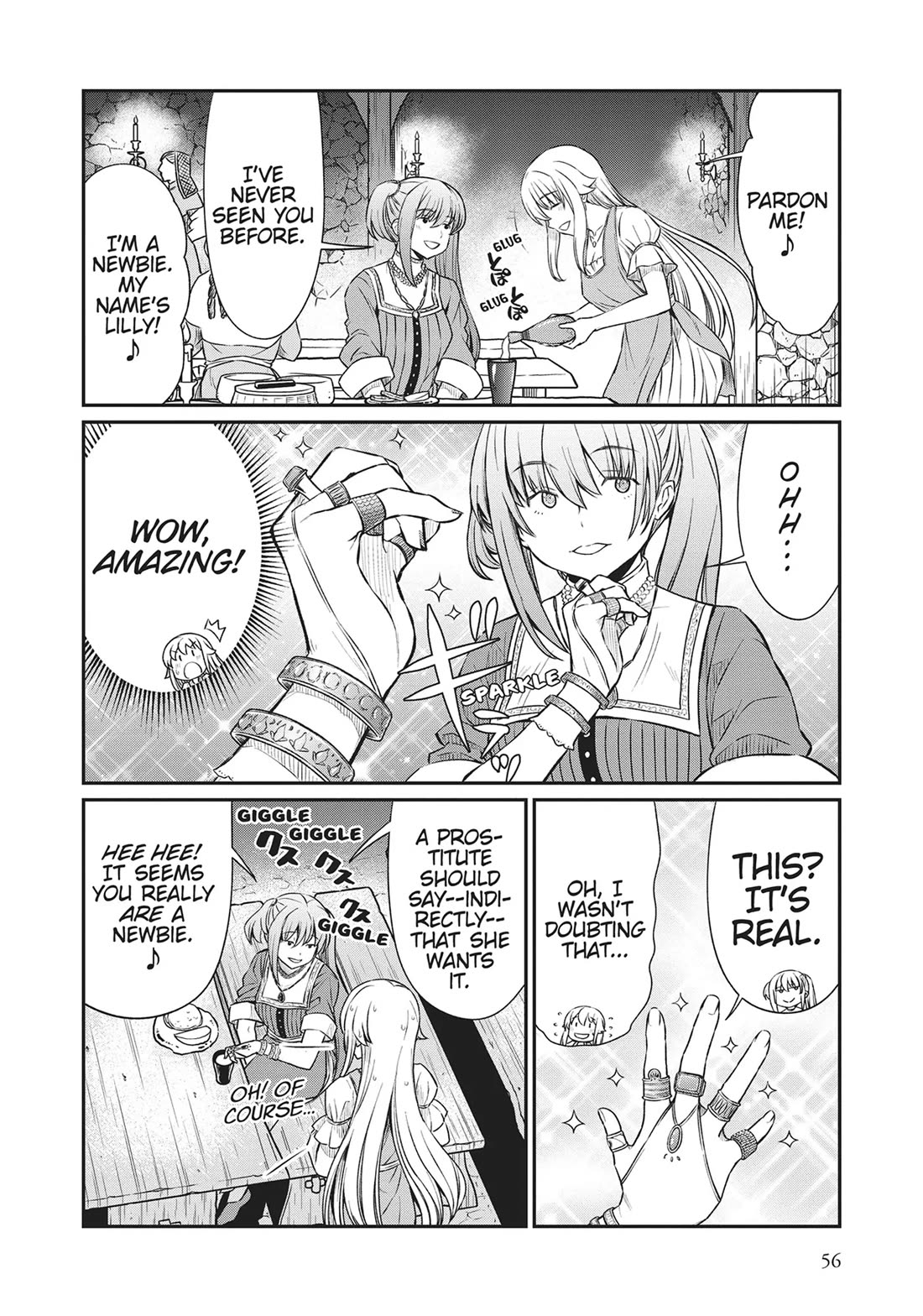 Becoming Princess Knight and Working at Yuri Brothel Chapter 17 - Page 14