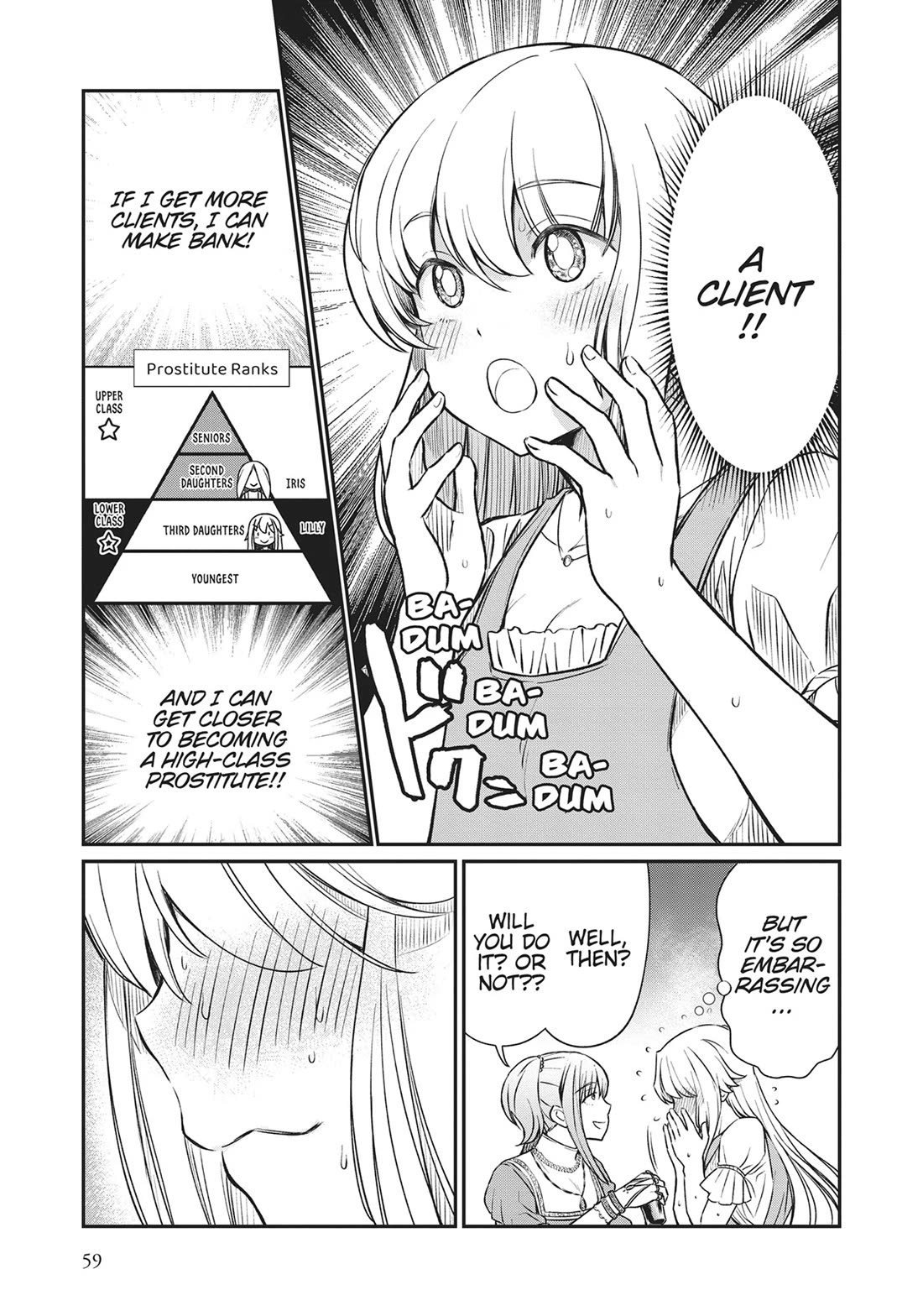 Becoming Princess Knight and Working at Yuri Brothel Chapter 17 - Page 17