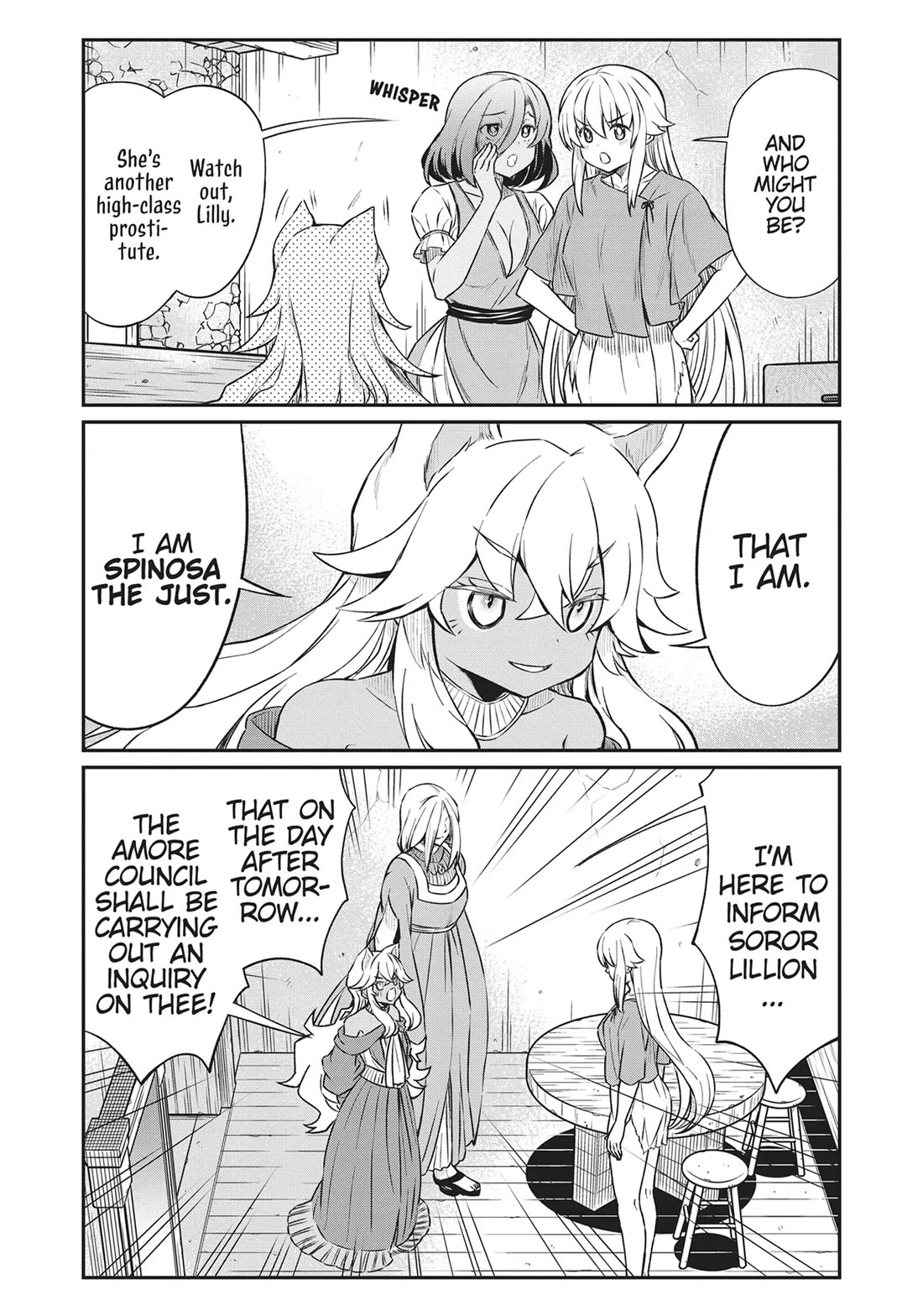 Becoming Princess Knight and Working at Yuri Brothel Chapter 17 - Page 3